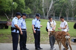 苇河分局：景“警”相随 书写景区平安画卷